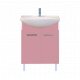 Приобрести Джулия - 65 Тумба прямая розовая О в магазине сантехники Santeh-Crystal.ru