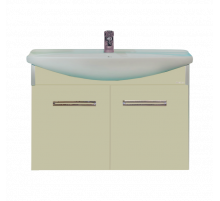 Джулия - 75 Тумба подвесная бежевая