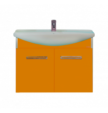 Джулия - 75 Тумба подвесная оранжевая