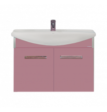 Джулия - 75 Тумба подвесная розовая