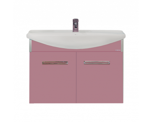 Заказать Джулия - 75 Тумба подвесная розовая в магазине сантехники Santeh-Crystal.ru