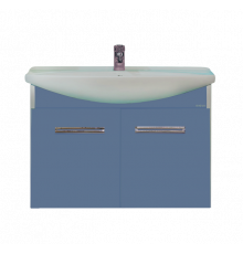 Джулия - 75 Тумба подвесная синяя