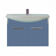 Приобрести Джулия - 75 Тумба подвесная синяя в магазине сантехники Santeh-Crystal.ru