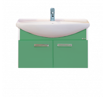 Джулия - 85 Тумба подвесная салатовая