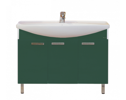 Купить Джулия -120 Тумба прямая зеленая в магазине сантехники Santeh-Crystal.ru