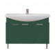 Купить Джулия -120 Тумба прямая зеленая в магазине сантехники Santeh-Crystal.ru