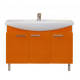 Заказать Джулия -120 Тумба прямая оранжевая в магазине сантехники Santeh-Crystal.ru