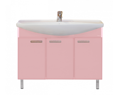 Заказать Джулия -120 Тумба прямая розовая в магазине сантехники Santeh-Crystal.ru