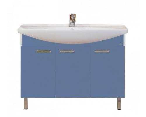 Заказать Джулия -120 Тумба прямая синяя в магазине сантехники Santeh-Crystal.ru