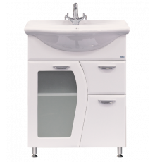 Дрея - 65 Тумба с 1-им ящ. (стекло)