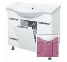 Жасмин - 86 Тумба 2 ящ (корзина)  розовая пленка