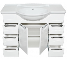 Жасмин -105 Тумба 6 ящ. белая эмаль