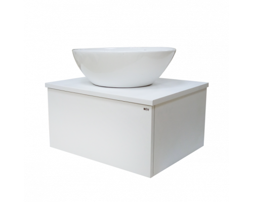 Приобрести Ива - 60 Тумба подвесная белая пленка 1 ящ. О в магазине сантехники Santeh-Crystal.ru