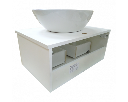 Приобрести Ива - 60 Тумба подвесная белая пленка 1 ящ. О в магазине сантехники Santeh-Crystal.ru