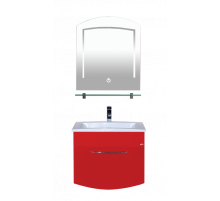 Корсика - 70 Тумба с 1 ящ. подвесная BL - 08G алый мак