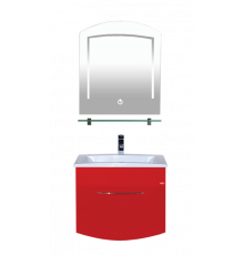 Корсика - 70 Тумба с 1 ящ. подвесная BL - 08G алый мак