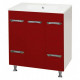 Заказать Кристи -75 Тумба  с 2-мя ящ. /Б/К бордовая в магазине сантехники Santeh-Crystal.ru