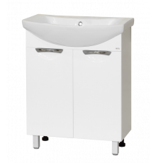 Лаванда - 65 Тумба прямая белая