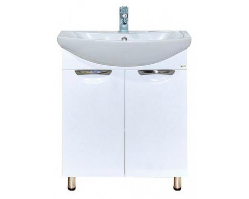 Приобрести Лаванда - 70 Тумба прямая белая в магазине сантехники Santeh-Crystal.ru