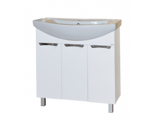 Заказать Лаванда - 80 Тумба прямая белая в магазине сантехники Santeh-Crystal.ru