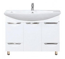 Лаванда -105 Тумба с 2 ящ. белая