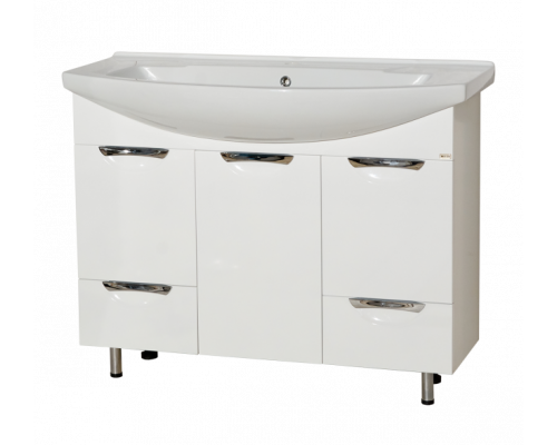 Заказать Лаванда -105 Тумба с 2 ящ. белая в магазине сантехники Santeh-Crystal.ru