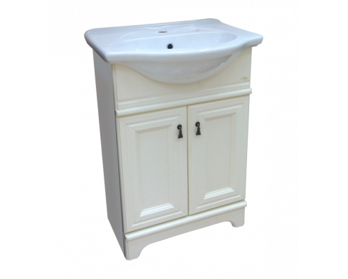 Приобрести Лувр - 65 Тумба напольная, слоновая кость О в магазине сантехники Santeh-Crystal.ru