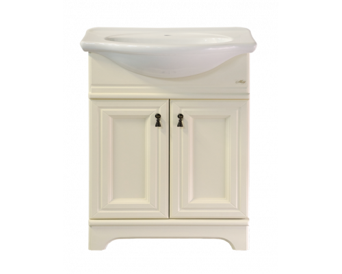 Приобрести Лувр - 65 Тумба напольная, слоновая кость О в магазине сантехники Santeh-Crystal.ru