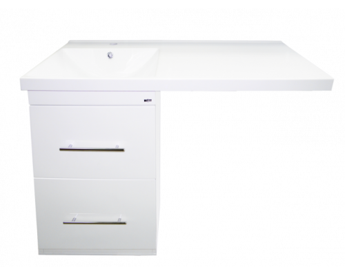 Купить Мексика - 50 Тумба под стиральную машину белая эмаль в магазине сантехники Santeh-Crystal.ru