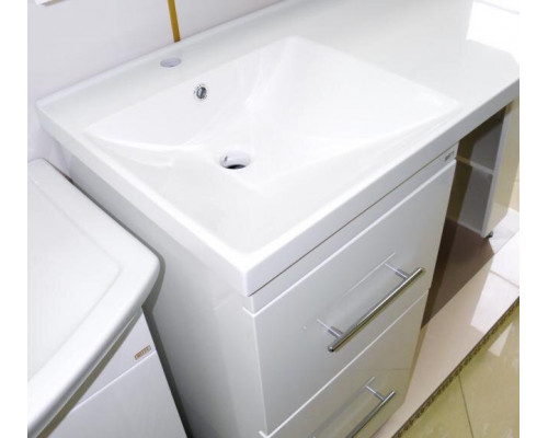 Купить Мексика - 50 Тумба под стиральную машину белая эмаль в магазине сантехники Santeh-Crystal.ru