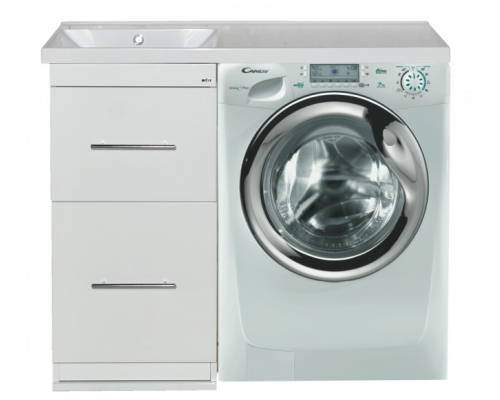 Купить Мексика - 50 Тумба под стиральную машину белая эмаль в магазине сантехники Santeh-Crystal.ru