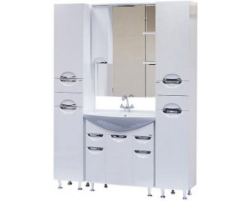 Заказать Орхидея - 75 Тумба 2 ящ. (корзина) белая эмаль в магазине сантехники Santeh-Crystal.ru