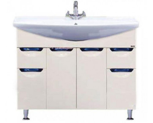 Приобрести Орхидея- 105 Тумба 2 ящ. бежевая эмаль в магазине сантехники Santeh-Crystal.ru