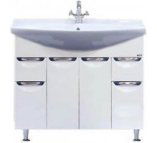 Орхидея- 105 Тумба 2 ящ. белая эмаль