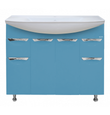 Орхидея- 105 Тумба 2 ящ. голубая эмаль