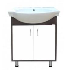 Панда - 70 Тумба прямая венге/белый