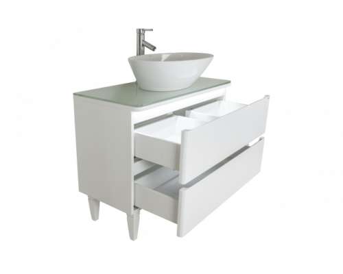 Приобрести Скай - 90 Тумба с 2 ящ. напольная в магазине сантехники Santeh-Crystal.ru