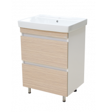 Слим - 50 тумба напольная (ЛДСП/2 ящ.)