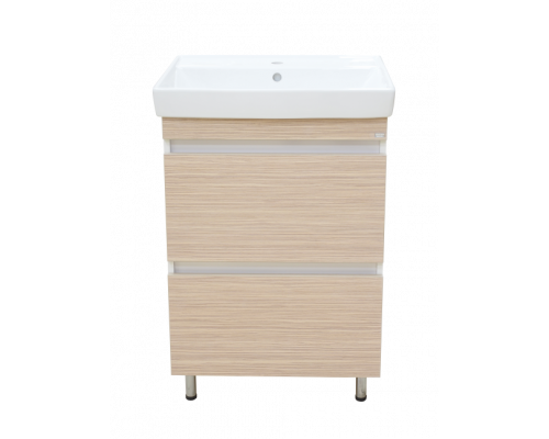 Заказать Слим - 50 тумба напольная (ЛДСП/2 ящ.) в магазине сантехники Santeh-Crystal.ru