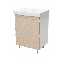 Слим - 60 тумба напольная (ЛДСП/2 ящ.)