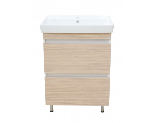 Заказать Слим - 60 тумба напольная (ЛДСП/2 ящ.) в магазине сантехники Santeh-Crystal.ru
