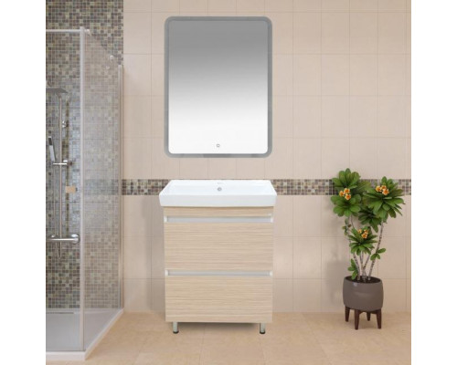 Заказать Слим - 60 тумба напольная (ЛДСП/2 ящ.) в магазине сантехники Santeh-Crystal.ru