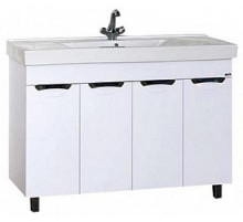 София -120 Тумба прямая белая эмаль