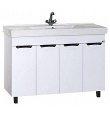 София -120 Тумба прямая белая эмаль