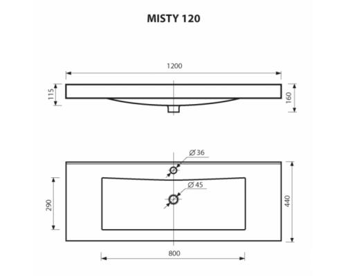 Купить София -120 Тумба прямая белая эмаль в магазине сантехники Santeh-Crystal.ru