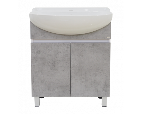 Купить Ультра - 70 тумба напольная прямая бетон в магазине сантехники Santeh-Crystal.ru
