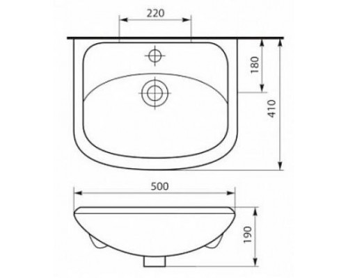 Купить Уют - 50 Тумба прямая в магазине сантехники Santeh-Crystal.ru