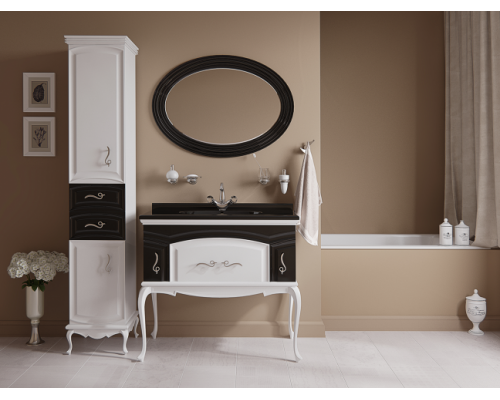 Приобрести Флоренция - 100 Тумба бежево-коричневый в магазине сантехники Santeh-Crystal.ru