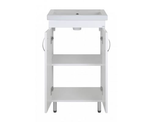 Приобрести Фостер - 50 Тумба напольная прямая белая в магазине сантехники Santeh-Crystal.ru