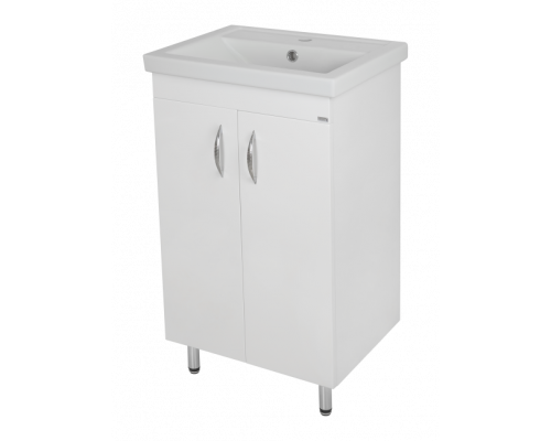 Приобрести Фостер - 50 Тумба напольная прямая белая в магазине сантехники Santeh-Crystal.ru